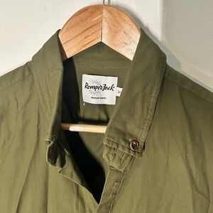 Men’s army green romper